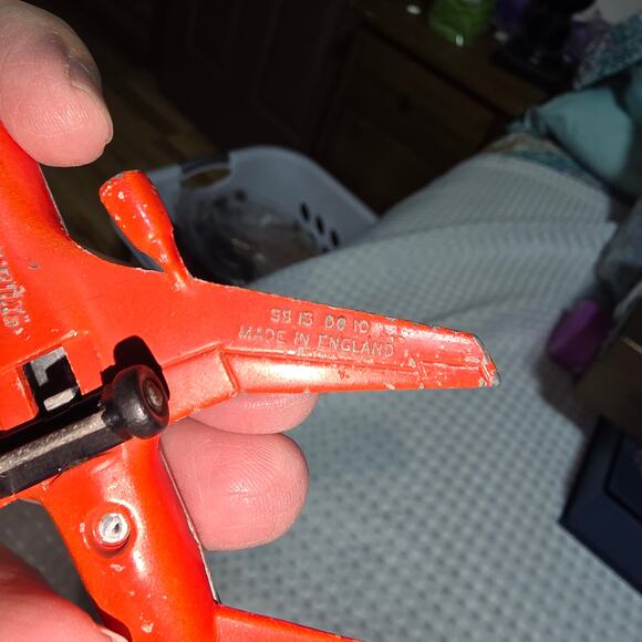 VINTAGE MATCHBOX SWISS AIR DIECAST METAL TOY AIRPLANE - Picture 4 of 6